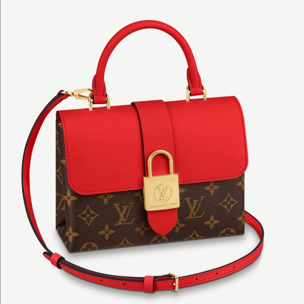 Louis Vuitton Red and Brown Monogram Crossbody Bag